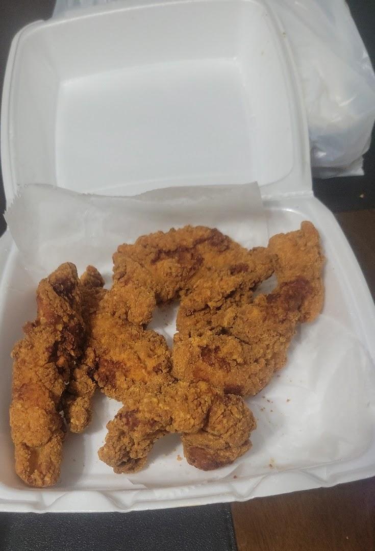 Italiano's pizza and wings, and fried chicken